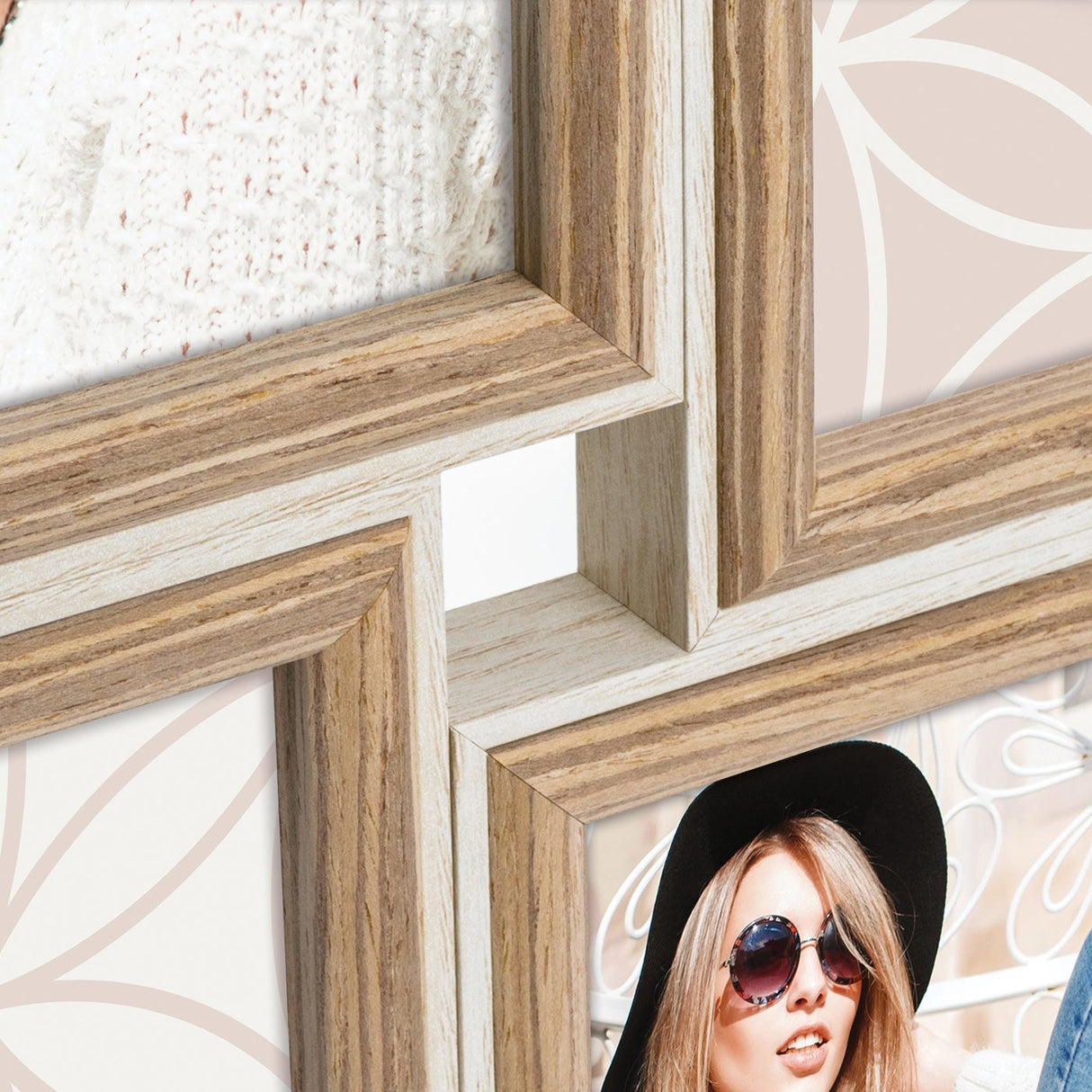 Zep Kriss 4q Marrón, Blanco, Madera Marco Digital