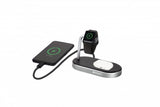 Verbatim Wireless Charger, 3-In-1, Qi, Mfi, Wcs-02, Negro