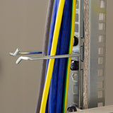 19" Cable Management Bracket 40 X 80 Mm, Steel, 2 Pcs.