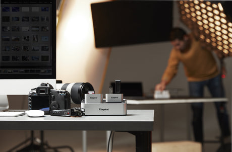 EAN 740617307733 - Kingston Technology Workflow Station USB 3.2 Gen 2 (3.1 Gen 2) Type-C Negro, Plata imagen 7