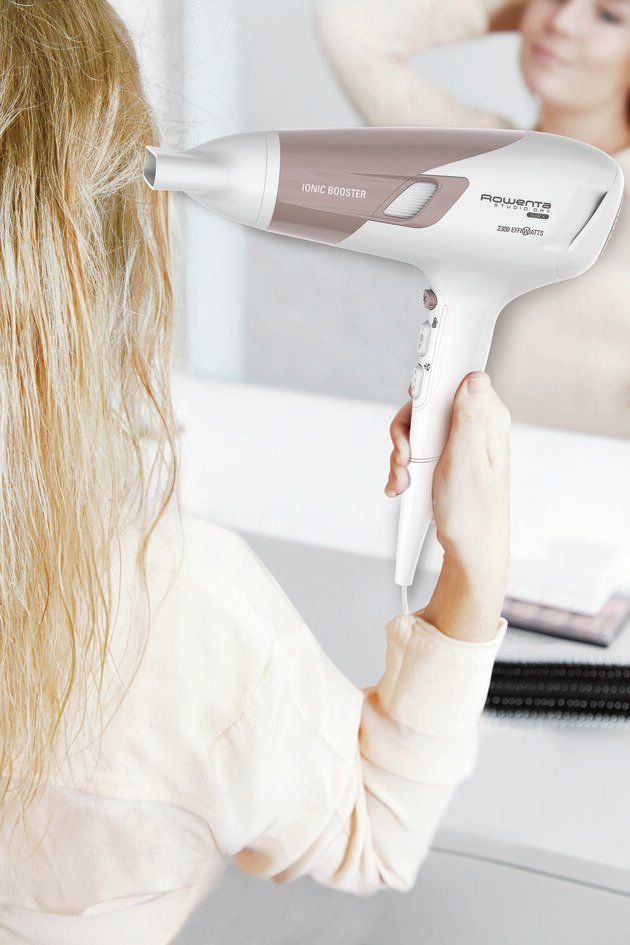 Rowenta Cv5830 Studio Dry 2300w Blanco Secador De Pelo Con Difusor Generador Iónico