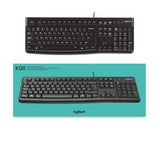 Teclado Logitech K120 Usb Negro Belga