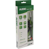 Adaptador De Auriculares Inline Slim Audio Plane, 2x 3,5 Mm M A 3,5 Mm F 3 Pines, 0,15 M