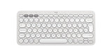 Teclado Logitech Pebble Keys 2 K380s Rf Wireless + Bluetooth Qwerty  Blanco Español