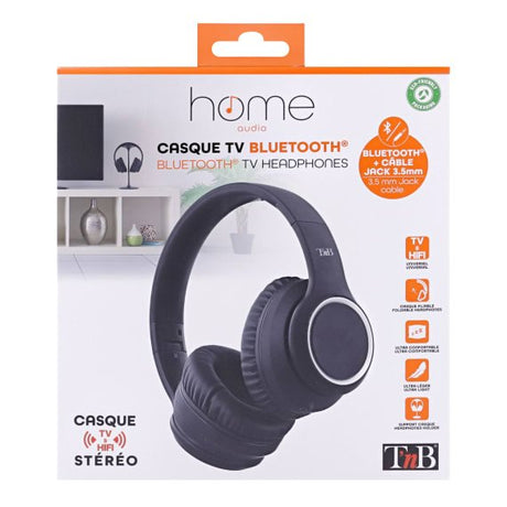 EAN 3303170104736 - T'nB CBTHOME auricular y casco Auriculares Inalámbrico y alámbrico Diadema TV USB Tipo C Bluetooth Negro imagen 5