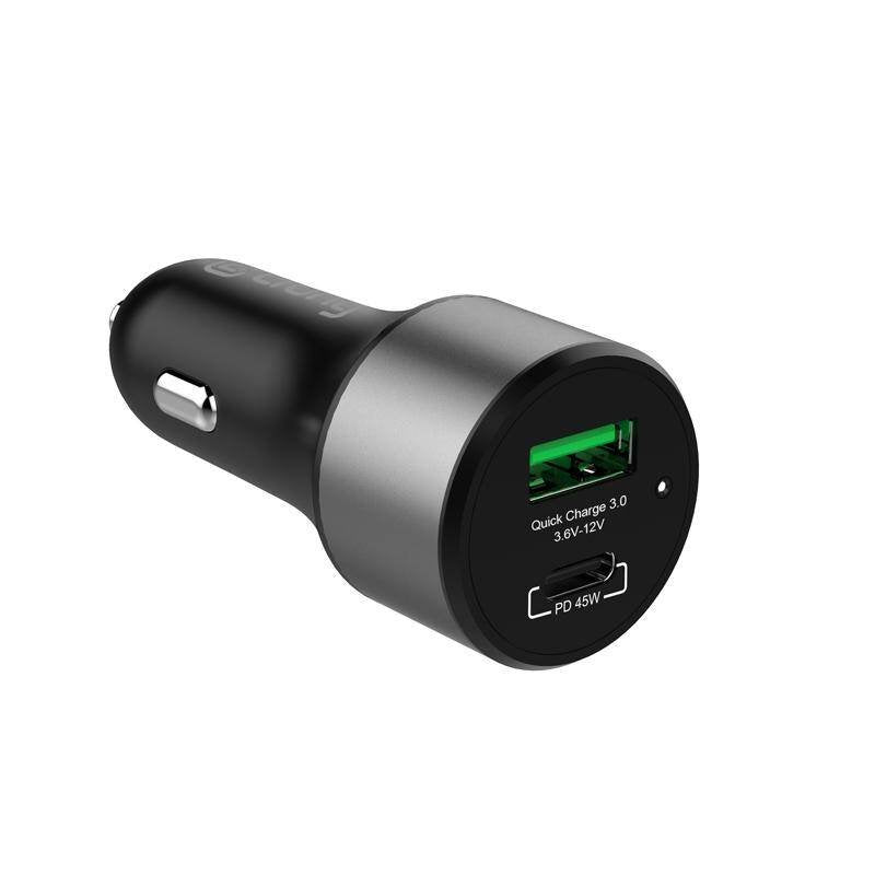 Ladowarka Samochodowa Power Car Charger 63w Usb-C Pd 45w + Usb Qc 3.0 18w