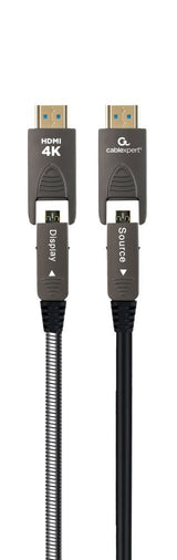 EAN 8716309128797 - Gembird CCAP-HDMIDD-AOC-10M cable HDMI HDMI Type-A/HDMI Type-D Negro imagen 1