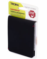 Troika Wal10/Le Monedero, Tarjetero Y Portadocumento De Viaje Billetera Negro Imitación Piel