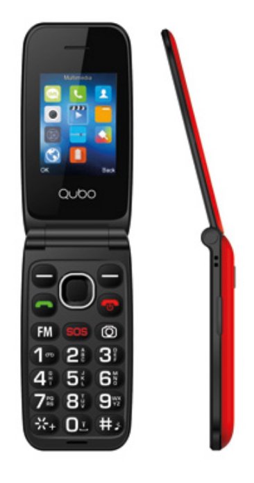 Teléfono Qubo Neo Nw Rojo 2,4