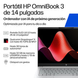 EAN 0821844595763 - HP OmniBook 3 Laptop Next Gen AI 14-hz0005nsx Copilot+ PC Snapdragon X1-26-100 Portátil 35,6 cm (14") 2K  imagen 2