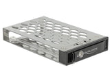 Inserción De Delock Para 1x 2.5 "Sata/ Sas Hdd/ Ssd, Conduce Gris, Para Marcos De Intercambio 47228 47229