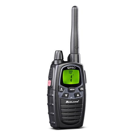 EAN 8011869201950 - Midland G7 Pro Walkie Talkie two-way radios 69 canales 446.00625 - 446.09375 MHz Negro imagen 2