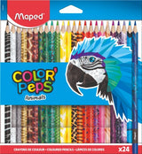 Maped Lápices De Colores Animals Color´Peps Estuche De 24 C/Surtidos