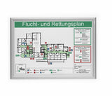 Durable 500823 Marco Para Pared 450 X 625 Mm Rectángulo Plata Aluminio