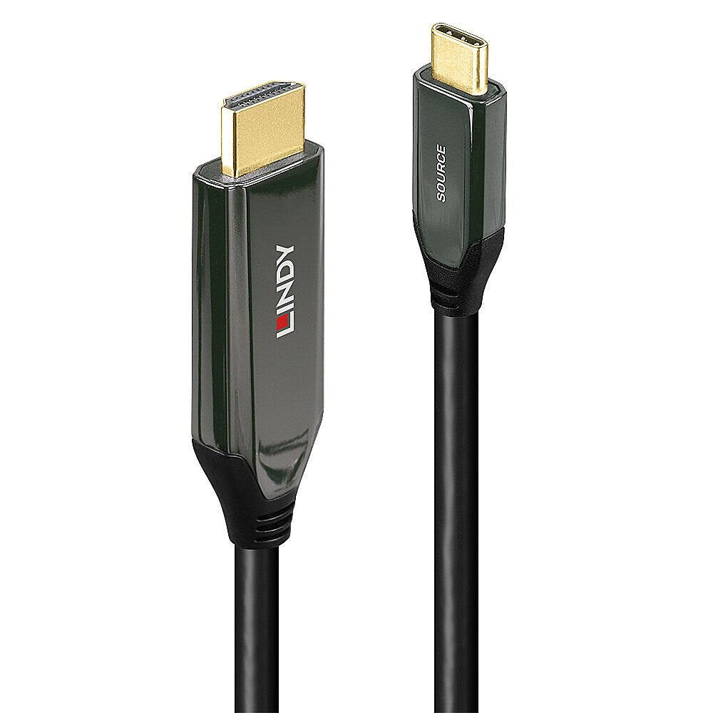 EAN 4002888433679 - Lindy 43367 adaptador de cable de vídeo 1 m USB Tipo C HDMI tipo A (Estándar) Negro imagen 1