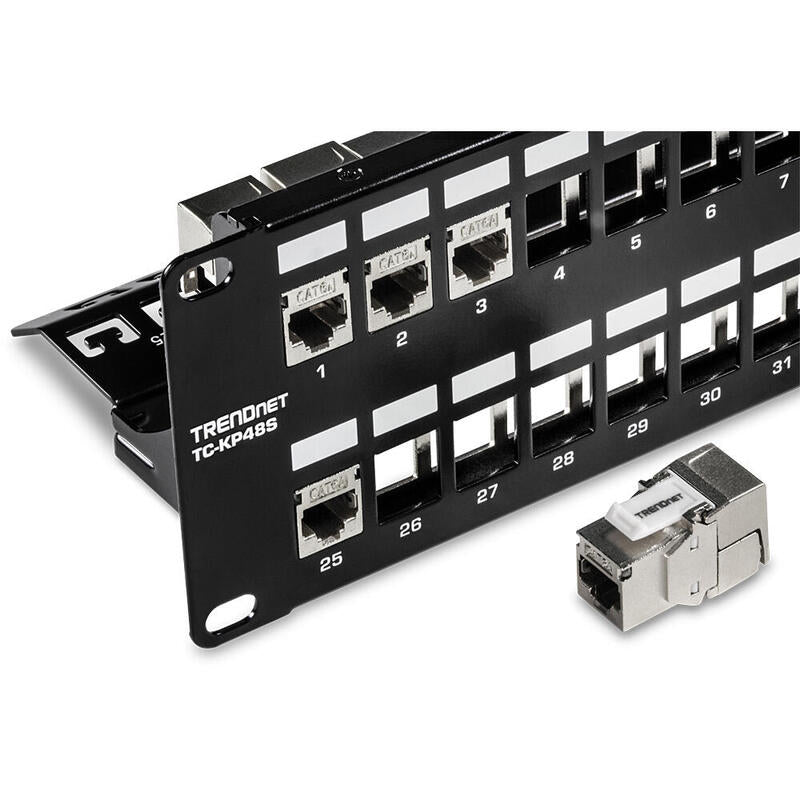 24-Port Keystone Sh.Patch Panelaccs Blank