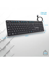 Teclado Advance Workmate (Negro)