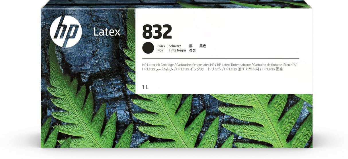 832 1l Black Latex Ink  Cartridge 832 1-Liter Black