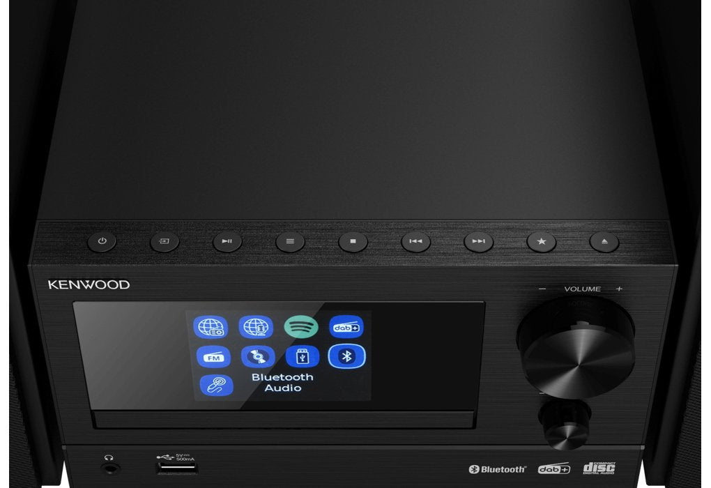 Kenwood M-7000s Smart Micro Hifi-Symem Mit Dab+, Wifi, Internetradio Negro