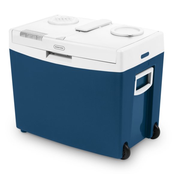 Mobicool Mt35w Thermoelektrische Kühlbox 34l 12v   240v Blau Mit Rollen