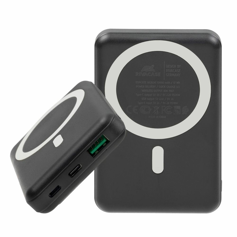 EAN 4260709013374 - Rivacase VA2604 batería externa Polímero de litio 10000 mAh Cargador inalámbrico Negro imagen 9