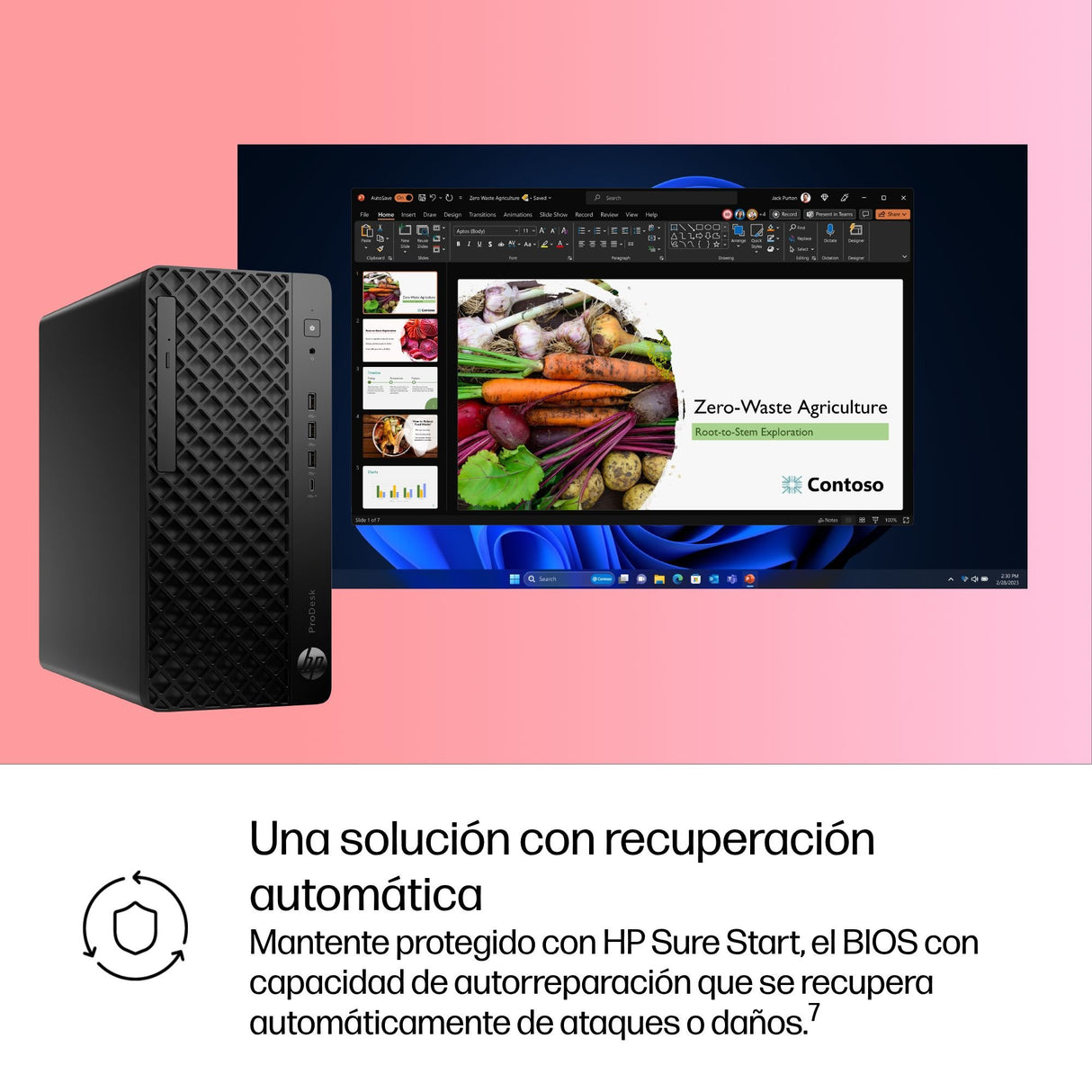 EAN 0199896408479 - HP ProDesk 4 Tower G1i Desktop AI PC Intel Core Ultra 5 235 16 GB DDR5-SDRAM 512 GB SSD Windows 11 Pro To imagen 4