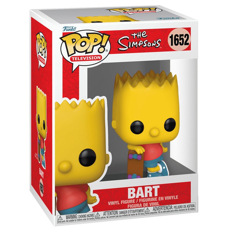 Funko Pop Animacion The Simpsons Bart Con Skateboard 80071