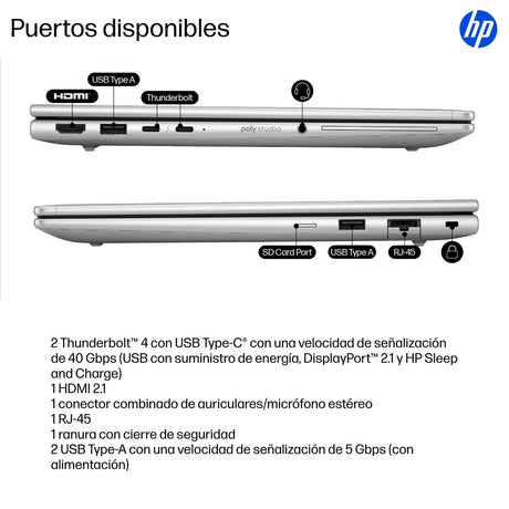 EAN 0199251426322 - HP EliteBook 6 G1i Wolf Pro Security Edition Intel Core Ultra 5 225U Portátil 33,8 cm (13.3") WUXGA 16 GB imagen 5