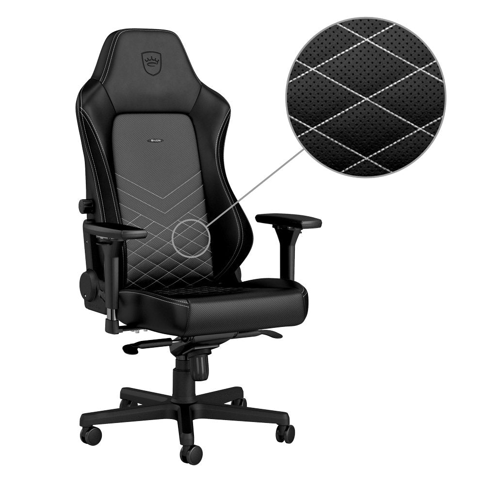 Noblechairs Hero Gaming Silla - Negro Platinweiss