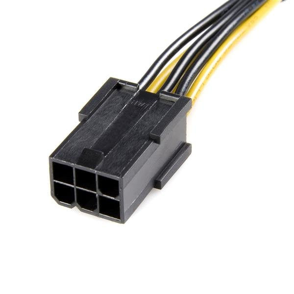 Startech Adaptador De Alimentacion Pci-E 6 Pines A 8 Pines 15cm