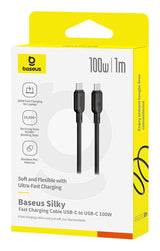 EAN 6932172668907 - Baseus Silky Type-C Şrj Kbl 100W 2m -Syh cable USB USB C Negro imagen 5