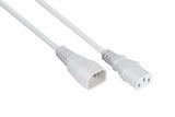 Kabelmeister Cable Alargador Iec C14 An C13 Blanco 1m