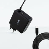 Tooq Cargador Universal Para Portatil 90w Usb-C - Compatible Con Pd - Cable De 1.80m
