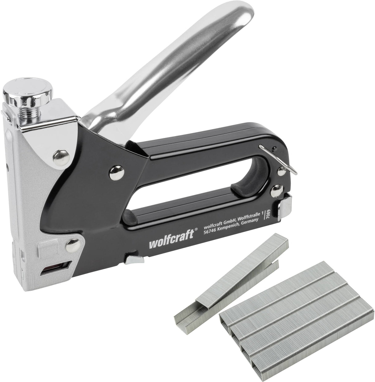 EAN 4006885708907 - wolfcraft GmbH 7089000 abrazadera Abrazadera de barra 45 cm Gris, Turquesa imagen 1