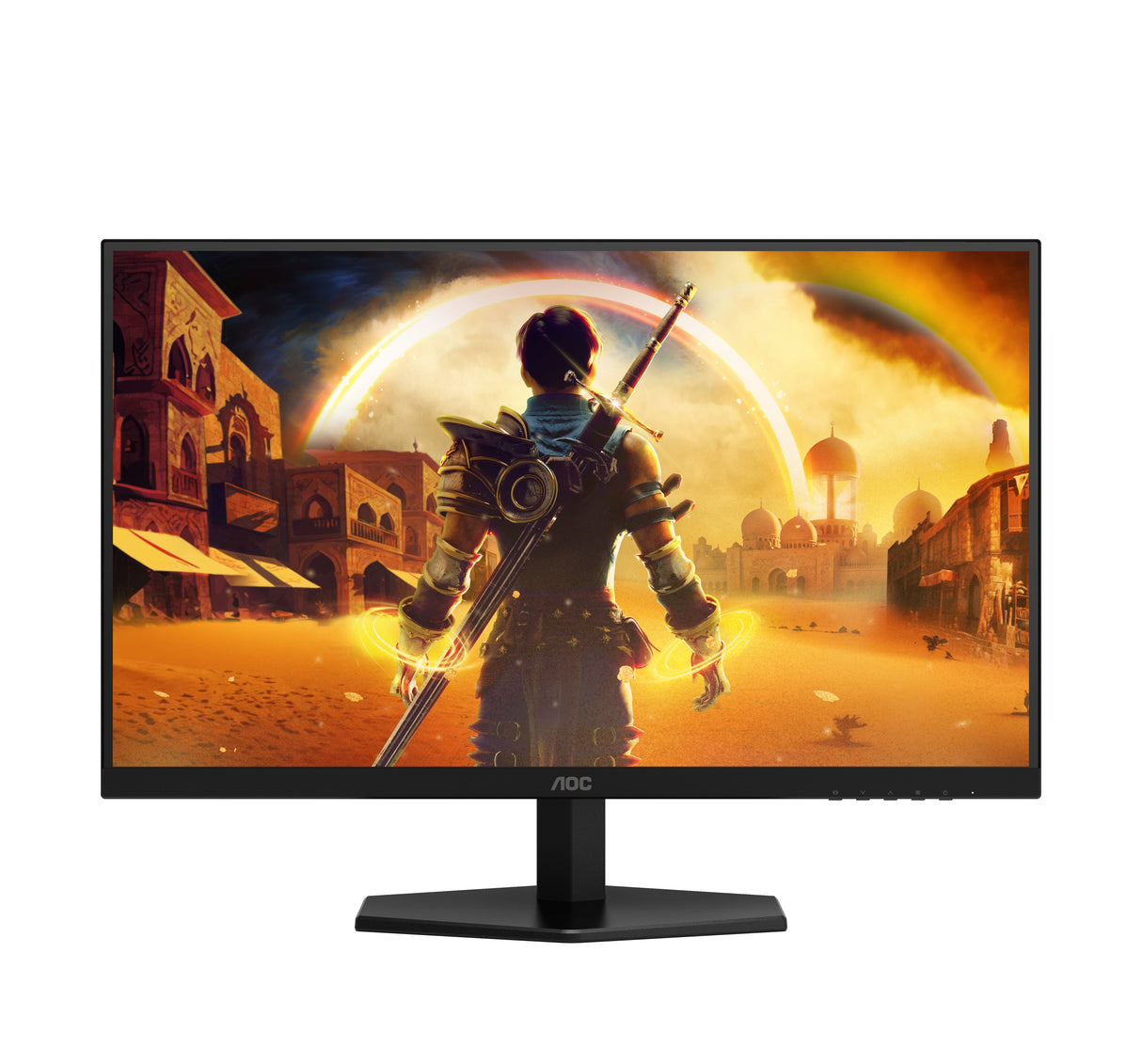 Monitor  Aoc Q27g42ze  27" 2560 X 1440 Pixeles Wide Quad Hd Lcd Negro