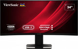 Monitor Viewsonic 86,4 Cm 34" Vg3419c 21:9 Wqhd Hdmi+Dp Usb-C