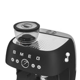 Smeg Kaffeemaschine Man. Mahlwerk Egf03blmeu, Thermoblock, Dampfdüse, 1l,...