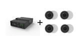 Vivolink Audiopack Subwoofer  8" 50w + 4 X Ceiling Speakers