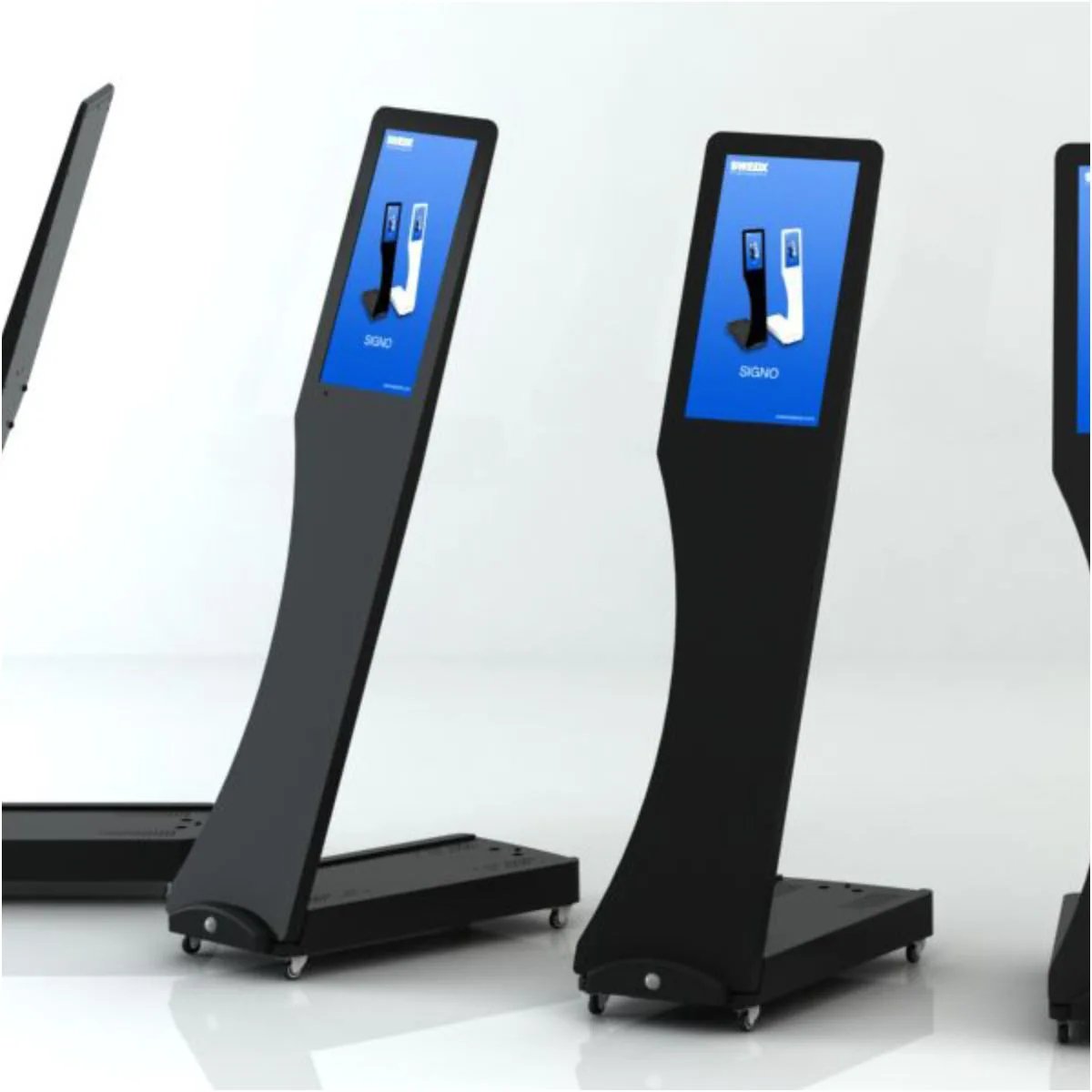 Swedx Kiosk Stele En Portrait Format 16" Negro Touch - 40,6 Cm