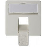 Telegärtner Face Plate Complete 50 X 50 For Amj45 8/8 Up/O Alpine White