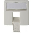 EAN 4018359266714 - Telegärtner Face plate complete 50 x 50 for AMJ45 8/8 UP/O alpine white imagen 1