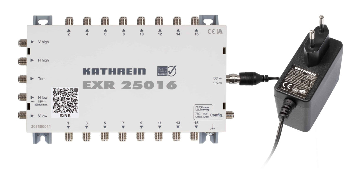 Kathrein Exr 25016 Multischalter Mit 16 Anschlüssen Mit Integriertem Netzteil