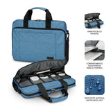 Maletin Air Padding 15.6'' Azul Subblim Hasta 15.6'' / Interior Acolchado / Bolsillo Exterior