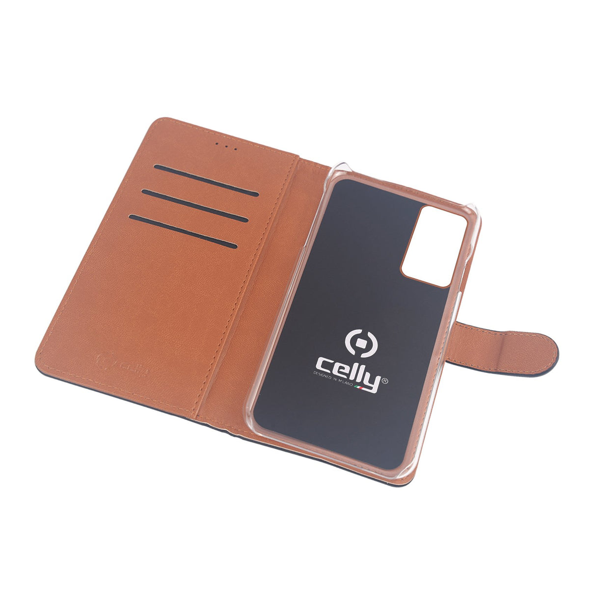 EAN 8021735756491 - Celly WALLY funda para teléfono móvil 17 cm (6.7") Funda cartera Negro imagen 3