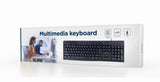 EAN 8716309117678 - Gembird KB-UM-107 teclado USB Inglés de EE. UU. Negro imagen 2