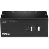 Trendnet Kvm 2-Port Displayport Switch Con Audio Usb 2.0 Hub