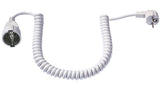 Bachmann Extensión Espiral Contacto Protector Pvc 4m Blanco
