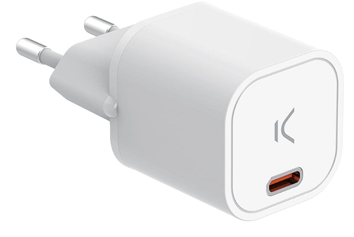 Cargador De Pared Ksix Gan Usb-C Mini 30w Blanco