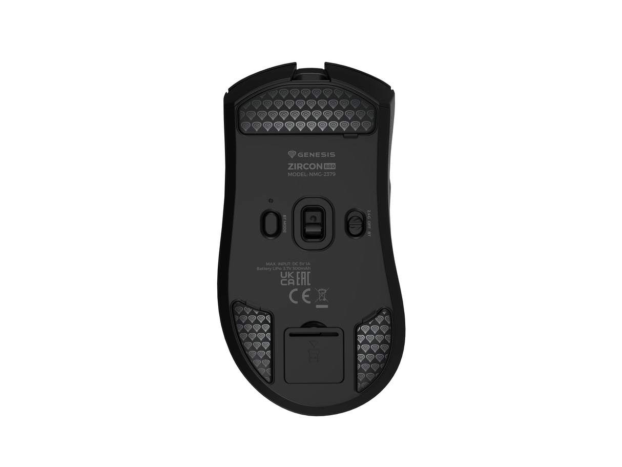 EAN 5901969449976 - GENESIS Zircon 880 ratón Juego mano derecha RF Wireless + Bluetooth + USB Type-C Óptico 12000 DPI imagen 11