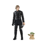 Figuras Luke Skywalker & Grogu El Libro De Boba Fett Star Wars 9,5cm